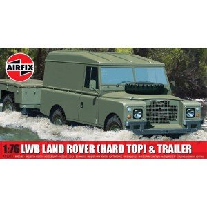 Airfix 02324 LWB Land Rover (hard top) and trailer 1:76 (New August 2025)