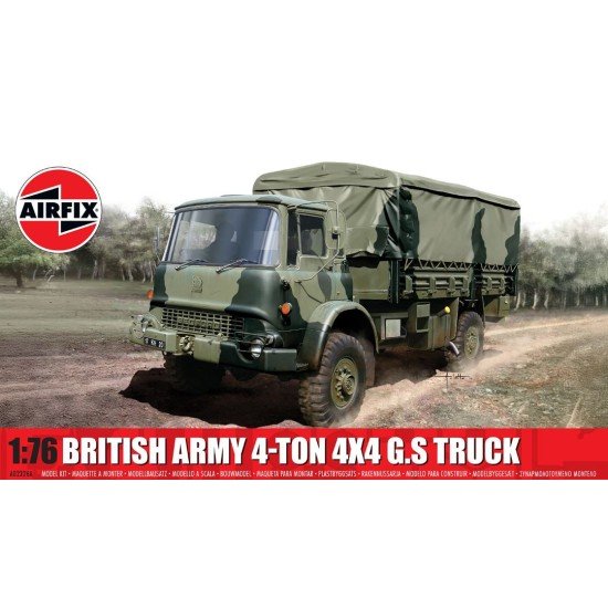 Airfix 02326A British Army 4-ton 4x4 GS Truck 1:76 (New August 2025)