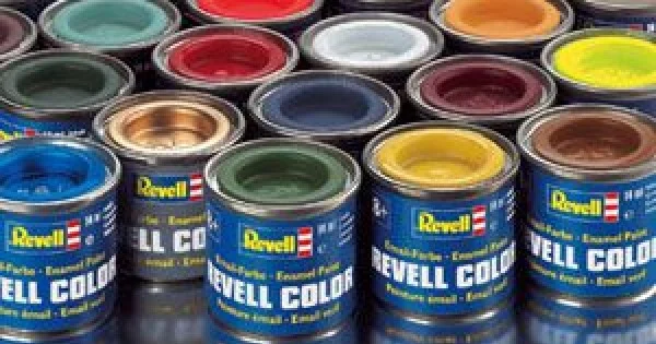 Revell model color 302 Satin Black Enamel Paint with 1001hobbies (#302)