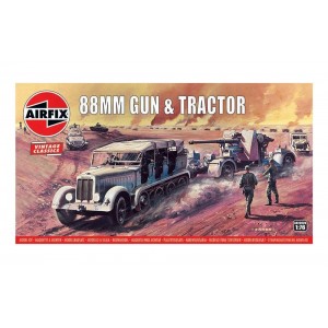 Airfix 02303V 88mm Flak Gun & Tractor 1:76