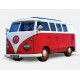 Quickbuild J6017 VW Camper Van (Red)