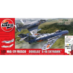 Airfix Gift Set 50185 Dogfight Double MiG-17F Fresco Douglas A-4B Skyhawk  1:72