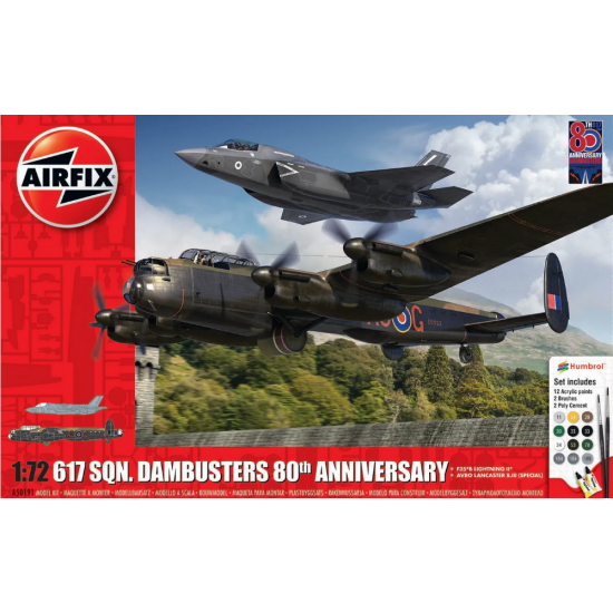 Airfix Gift Set 50191 Dambusters 617 SQN. 80th Anniversary Airfix Gift Set 50191 Dambusters 617 SQN. 80th Anniversary