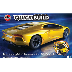 Quickbuild J6026 Lamborghini Aventador Yellow 