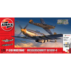 Airfix Gift Set 50193 Dogfight Double P51D / Bf109F - New (June)