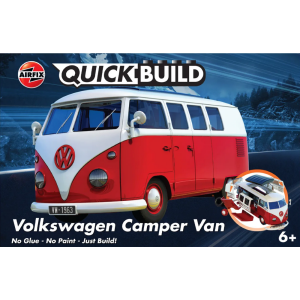 Quickbuild J6017 VW Camper Van (Red)