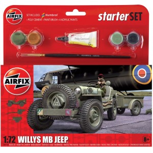 Airfix Gift Set 55117A Willys MB Jeep 1:72