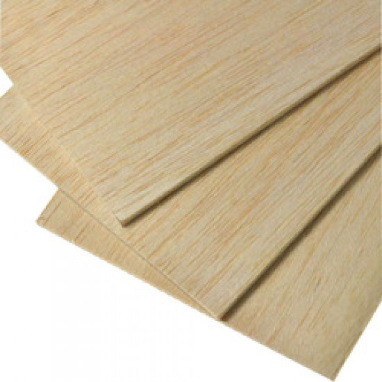 19.0mm x 75mm x 915mm Balsa Sheet