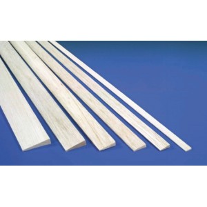 9.0mm x 38.0mm x 915mm Balsa Trailing Edge (10)