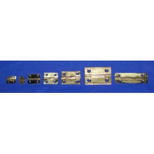 L203 Brass Hinges 19mm x 16mm (12 Sets of 4)