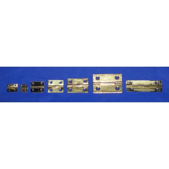 L203 Brass Hinges 19mm x 16mm (12 Sets of 4)