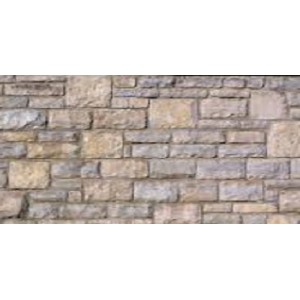 8528 Large (O / G Scale) Stone Block Wall