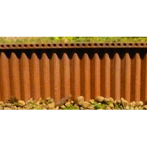 8514 Medium (N / OO / HO) Steel Sea Wall (2 sheets)