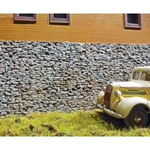 8544 Dry Stone (Any Scale) Fieldstone Wall 