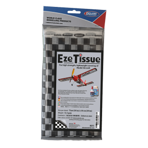 BD75 - Eze Tissue Black Chequer (pack of 3)
