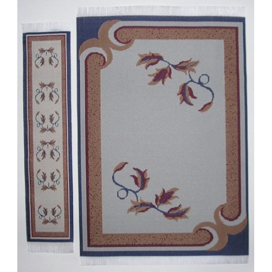 CP0605 Large Rectangle with Runner Art Deco Carpet