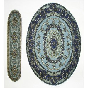 CP0902 Medium Oval with Runner Victorian Carpet