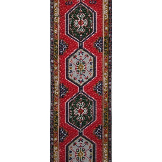 CP1056 Stair Carpet / Red Patterned