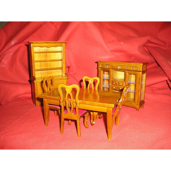 Walnut Furniture W030 Dining Room Set