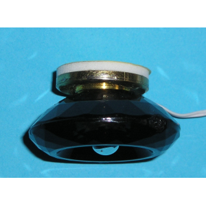 CL030 Ceiling Light with Black Crystal Shade