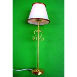 FL004   Brass with Wire Decoration Standard Lamp