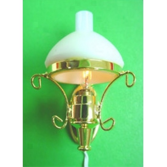 WL015 Ornate Brass Wall Light