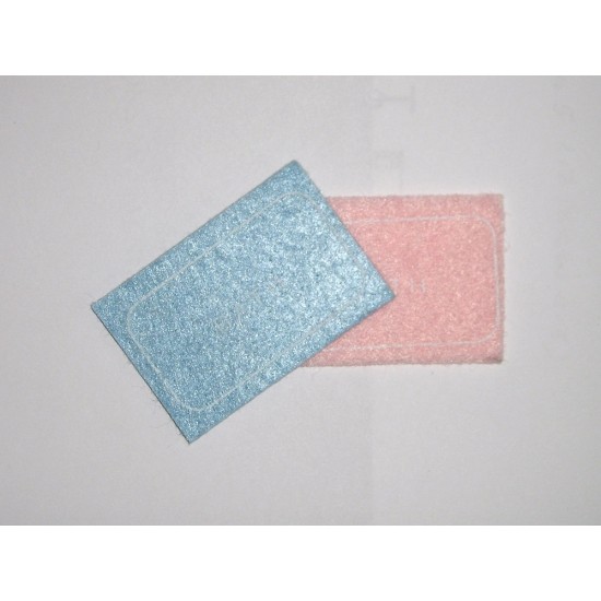 Miniatures MIN115 Pink & Blue Bath Mats (3)