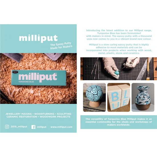 Milliput Turquoise Blue (10)