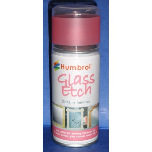 Humbrol 150ml Glass Etch Spray Red (AD7701)