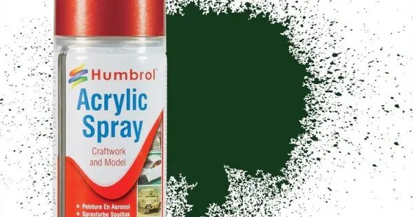 Humbrol acrylic shop spray paint