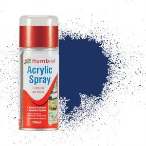 Humbrol 150ml Sprays #15 Midnight Blue Gloss