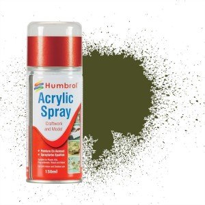 Humbrol 150ml Sprays #155 Olive Drab Matt