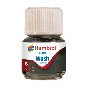 Humbrol Enamel Wash 28ml AV0201 (6) Black