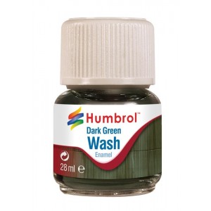 Humbrol Enamel Wash 28ml AV0203 (6) Dark Green