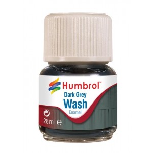 Humbrol Enamel Wash 28ml AV0204 (6) Dark Grey