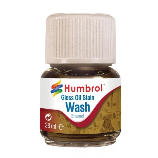 Humbrol Enamel Wash 28ml AV0209 (6) Oil Stain