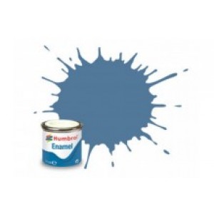 Humbrol No.1 Tinlets #48 (6) Mediterranean Blue Gloss 