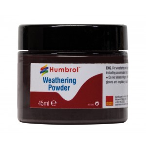 Humbrol Weathering Powder 45ml (3) AV0011 Black 