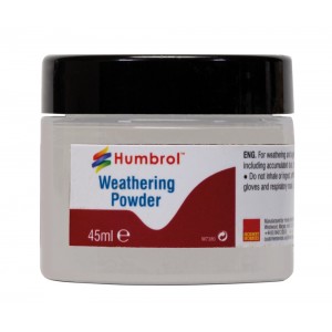 Humbrol Weathering Powder 45ml (3) AV0012 White  