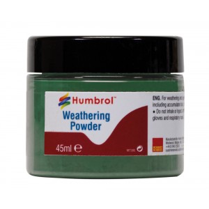 Humbrol Weathering Powder 45ml (3) AV0015 Chrome Oxide Green  