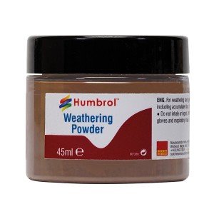 Humbrol Weathering Powder 45ml (3) AV0019 Dark Rust 