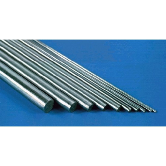 K&S Metal MKS-83042 (1) Solid Aluminium Rod 3/32 x 12"