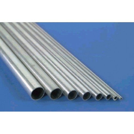 K&S Metal MKS-1108 (5) 3/32 Round Aluminium Tube 0.014 Wall