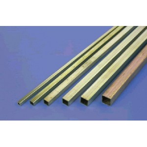 K&S Metal MKS-8150 (2) Square Brass Tube 3/32 x 12"