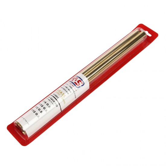 K&S Metal MKS-3401 Brass (Medium) Telescopic Tubing Pack