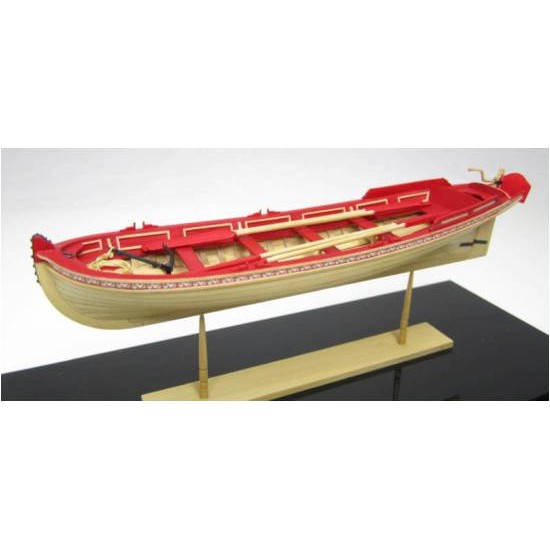 MS1458  21 Foot English Pinnace (1750  1760)