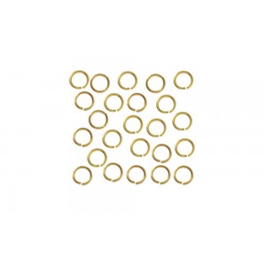 17006 - 6mm Brass Rings (100 per pack)