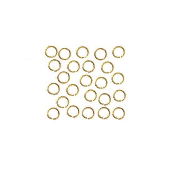 17006 - 6mm Brass Rings (100 per pack)