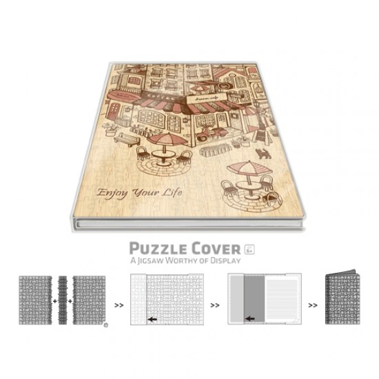 Jigsaw Notebook Cover Y1014 Love Corner