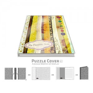 Jigsaw Notebook Cover Y1019 Japanese Patchwork